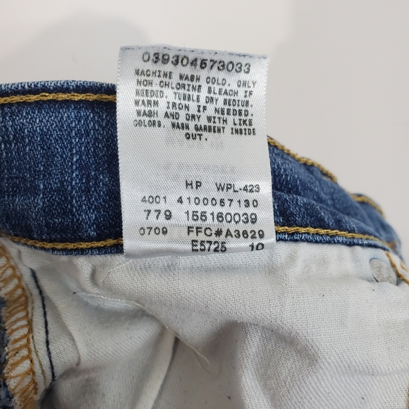 Vintage Levis 515 Womens Bootcut Jeans 8 Long 34" Inseam Blue Denim Mid Rise Y2K - Picture 11 of 11